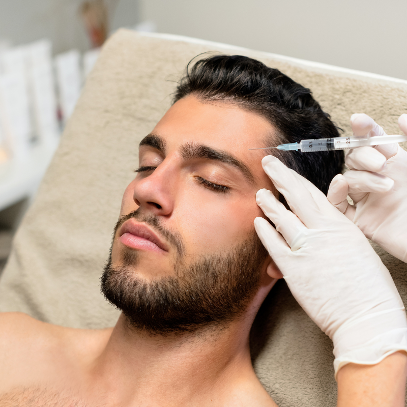 טיפולי פנים לגברים - הזרקות בוטוקס לגבר - קשת רפואה
